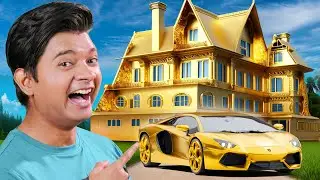 सबसे बड़ा सोने का घर World's Biggest Golden House | Hindi Comedy | Pakau TV Channel