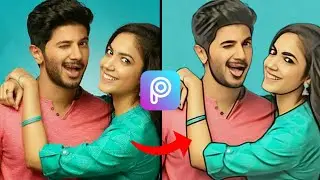 Picsart portrait Cartoon Photo Editing Tutorial🔥 || portrait image editing ||vector art
