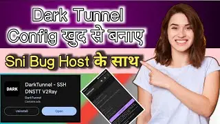 Dark tunnel setup free unlimited Internet | How to get use free unlimited internet after data limit|