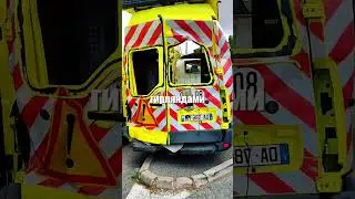 Every day someone flies into these cars from behind and the workers are already used to it! 🤣🚗💥