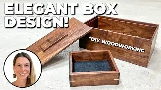 How To Resaw Wood To Make a Box with Seamless Grain Wrap // DIY Woodworking