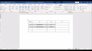 Cách căn chỉnh giữa ô trong bảng Word