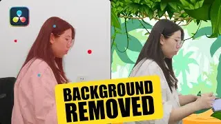 DaVinci Resolve 20 - How to remove background with AI Magic Mask 2