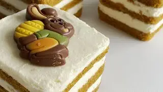 [Recipe] Easter Carrot Cake | Topped with Chocolate Easter Bunnies