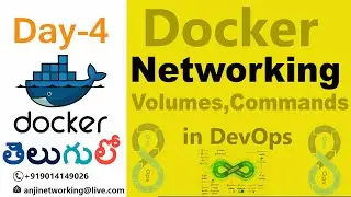 Docker Networking and Volumes Commands in DevOps || DevOps Network and Volume commands ||