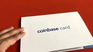 Coinbase Visa Card Exclusive Unboxing