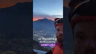 Il tramonto dalla Flora