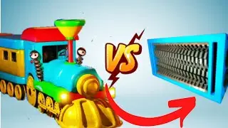 Train vs  shredder = ??? || Poppy playtime animation.