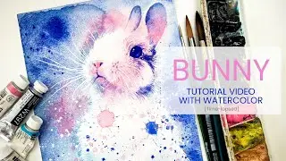Tutorial video #87 – BUNNY the painting process [time-lapsed]