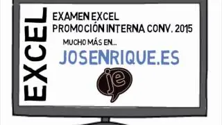 Examen Excel PI Auxiliar Estado Oposiciones 2015