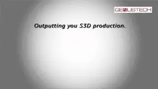 Genustech Guide to 3D Production. Part 6: Making Anaglyphs and editing overview.