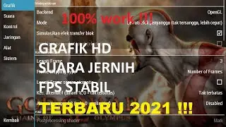 Cara Setting GOD OF WAR CHAINS OF OLYMPUS PPSSPP agar tidak lag, grafik HD, suara lancar & Gameplay