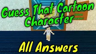Roblox Guess That Character: Guessing All The Cartoon Characters!