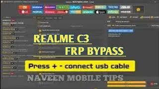 Realme C3 Frp Bypass // By Unlock tool / Naveen mobile tips