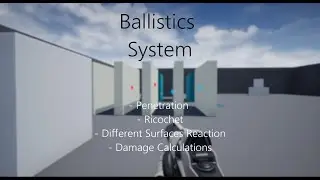 Unreal Engine Marketplace | Ballistics System | Showcase