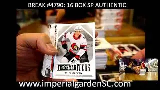 BREAK #4790 : 16 BOX 2023-24 #upperdeck SP AUTHENTIC HOBBY NHL HOCKEY CASE BREAK