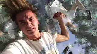 Zoe and Joe zorbing