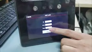 AI facial recognition machine with long 18 digits user ID