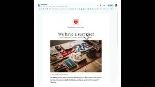 Keep everybody up to date with the newsletter templates on Google Docs 📄 