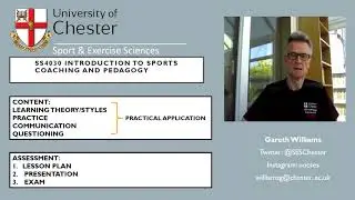 Introduction to module: SS4030- Gareth Williams