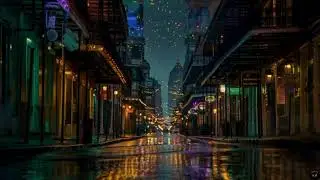 New Orleans Nights| Relaxing Water Running, Dripping Sounds| Relaxing Water Sounds |7 Hours