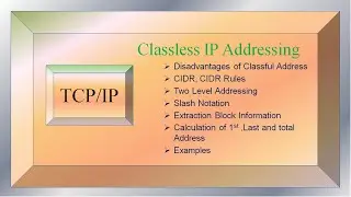 Classless IP Addressing