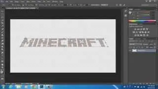 Adobe Photoshop Tutorial: How To Make A Minecraft Logo