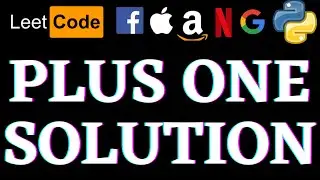 Plus One | Leetcode Python Solution | Python