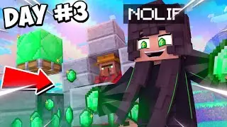 SPEEDRUNNER vs JEDEN CHUNK w MINECRAFT #3