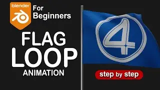 Seamless Flag Loop Animation in Blender | Cloth Simulation Tutorial 