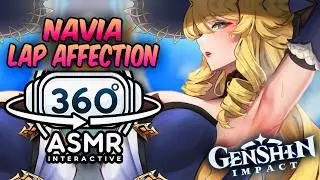 Navia Lap Affection~ [360º VR SOUND ASMR] | Genshin Impact (4K)