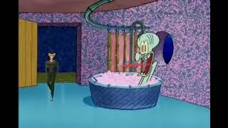 Garou slide in Squidward's bath