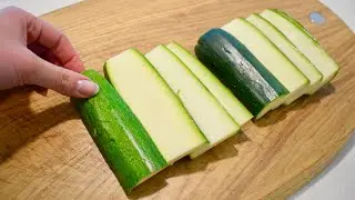 The Best Zucchini Recipe! Super Easy and Tasty Snack !