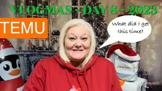 VLOGMAS TEMU ADVENT CALENDAR REVEAL || WHAT DID I GET THIS TIME?