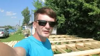 Дом за 100 тысяч рублей. Часть 3 - Обвязка, лаги.