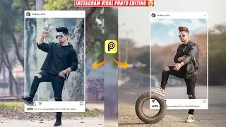 Instagram Viral Creative Photo editing tutorial in Picsart - Viral editing - Taukeer Editz