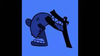 E Blue Robot Flip
