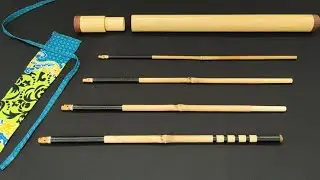 membuat joran tegek pole tanago rod. bamboo tanago design traditional japan