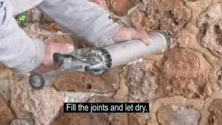 Installation instructions for wall claddings with wide joints.