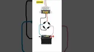 How to Make 12V Battery Charger#shorts#youtubeshorts#gktechnical#batterycharger#viral#trending