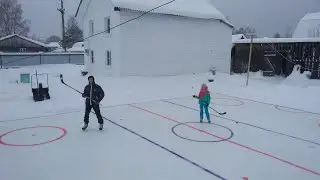 Ледовый каток своими руками. Каток для дочери. Финал! Эпизод 6. DIY ice rink.