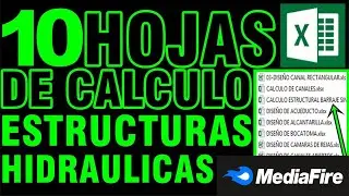 DESCARGA GRATIS MEDIAFIRE/10 HOJAS PARA ESTRUCTURAS HIDRÁULICAS PARA TUS PROYECTOS