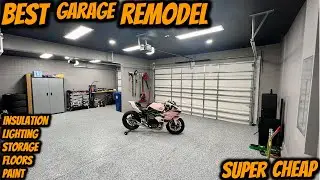 Best Complete Garage Remodel | Super Cheap