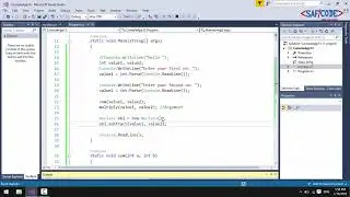 C# Programming - Classes and Object in C# || Calling Method using Object Part-15