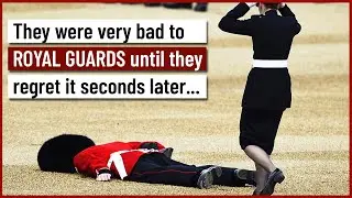 People being rude towards Royal Guards until they regret it...
