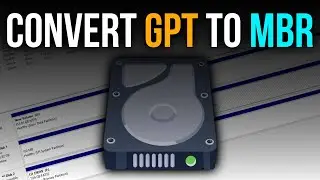 THE BEST Way to Switch from GPT to MBR on Windows 11 in 2024!