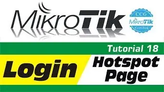 MikroTik Tutorial 18 - Hotspot Login Page
