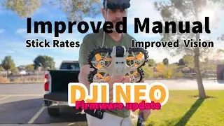 DJI NEO MANUAL STICK RATES and FIRMWARE UPDATE