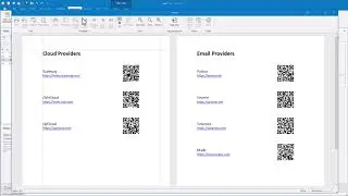 Master detail mail merge with QR codes and URL links