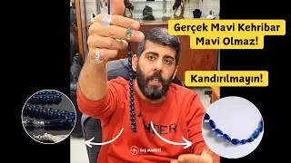 Kandırılmayın! Mavi Kehribar Mavi Renkte Olmaz!